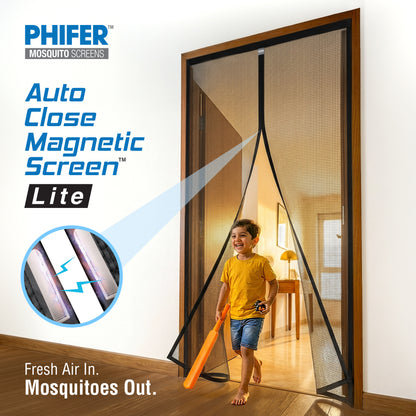 Phifer Auto Close Magnetic Mosquito Screen for Doors - Lite