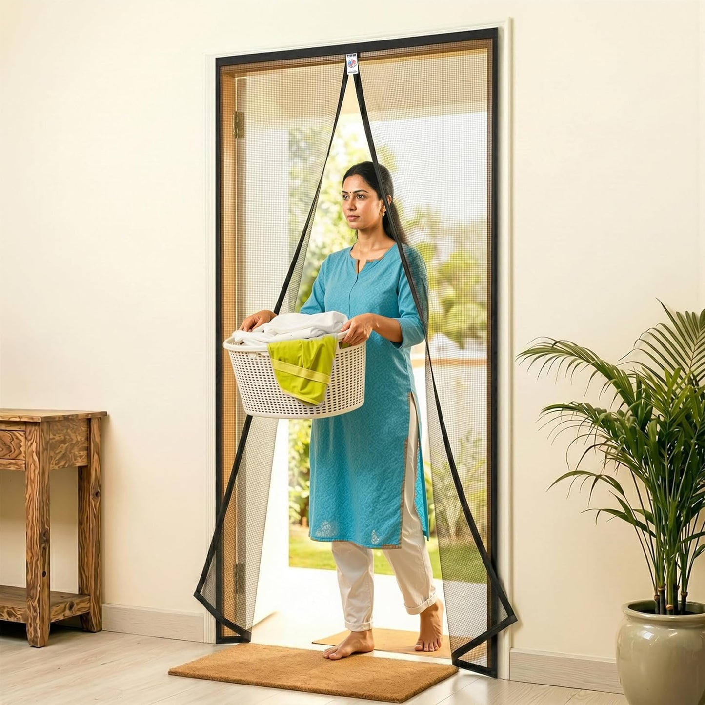 Auto Close Magnetic Mosquito Screen - Pro