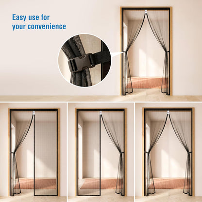 Phifer Auto Close Magnetic Mosquito Screen for Doors - Pro