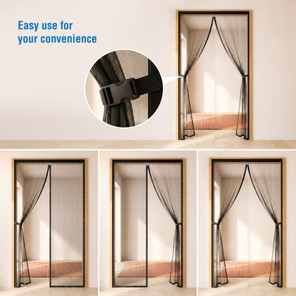 Phifer Auto Close Magnetic Mosquito Screen for Doors - Lite