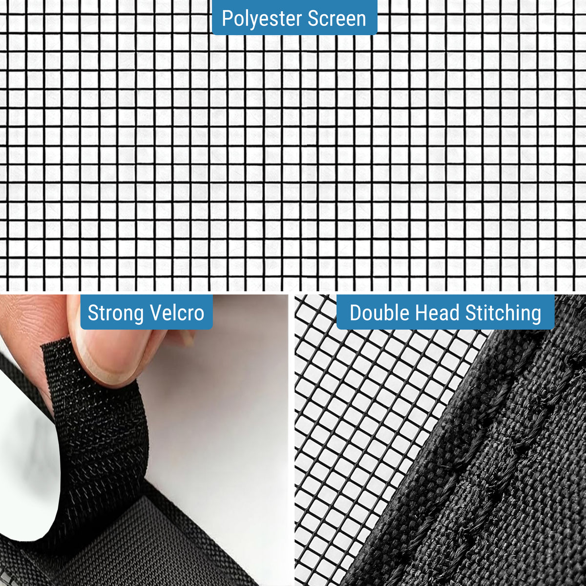 Phifer Auto Close Magnetic Mosquito Screen for Doors - Lite