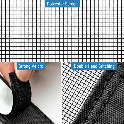 Phifer Auto Close Magnetic Mosquito Screen for Doors - Lite